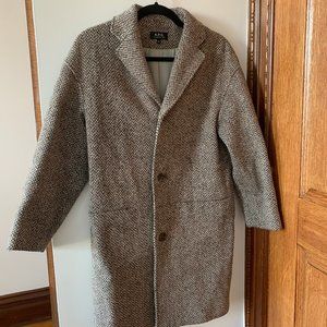 Vintage A.P.C. woven coat, size XS